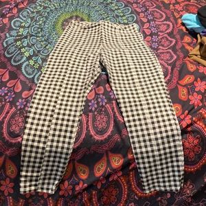 High waist, forever21, black and white pants